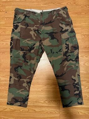 Polo Ralph Lauren Pants Men's  Camo Cargo Military Utility Classic size 44Bx27.